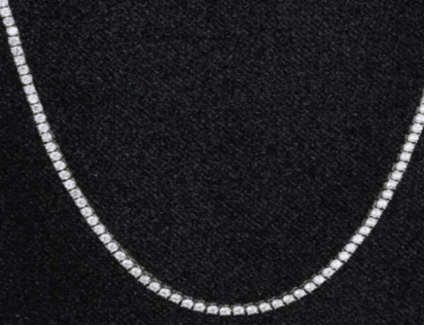 Collar Tennis 3mm ST Plateado