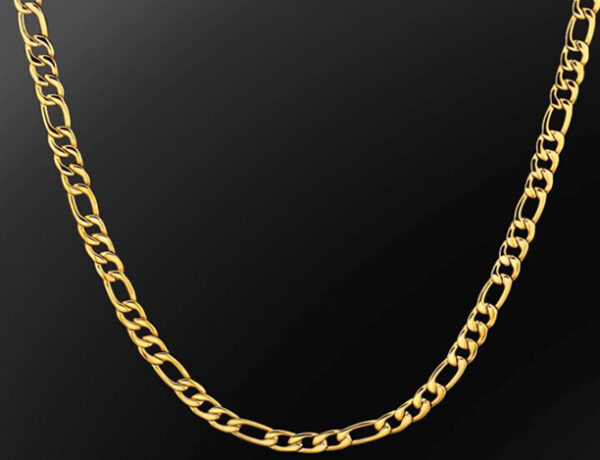 Cadena Figaro de 3 mm - Dorada